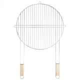 Kerek grillr&aacute;cs fa foganty&uacute;val 51 cm