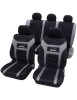 Set Huse Scaun Universale Super Speed Petex Negru-Gri