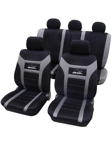 Set Huse Scaun Universale Super Speed Petex Negru-Gri