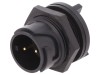 Conector Circular BULGIN Buccaneer 4000, 2 Pini, Aurit, 10A, 600V, IP68, Poliamida