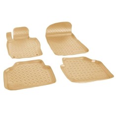 Covorase presuri cauciuc tip tavita Bej Bmw Seria 3 E46 1998-2006 / E90 / E91 1998-2012