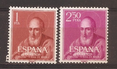 Spania 1960 - Canonizarea lui Juan Ribera, 1533-1599, MNH foto