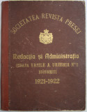 REVISTA PRESEI - PUBLICATIUNE LUNAR ILUSTRATA , COLEGAT DE 12 NUMERE , APARUTE INTRE NOIEMBRIE 1920 SI OCTOMBRIE 1921 , ANII I si II , NUMERELE 1 - 1