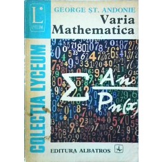 George St. Andonie - Varia mathematica