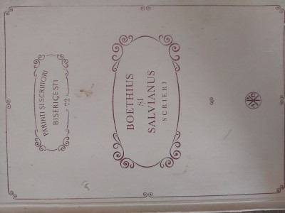 Boethius si Salvianus - PSB 72. Scrieri foto