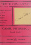 Carte Beletristica Jocul ielelor de Camil Petrescu - Carte Anticariat Stare Buna