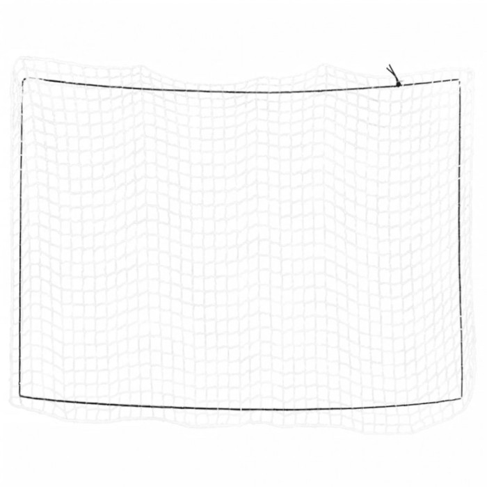 Plasă de remorcă cu funie elastică, alb, 4x3 m, PP