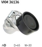 SKF VKM 36136 rola intinzator,curea transmisie