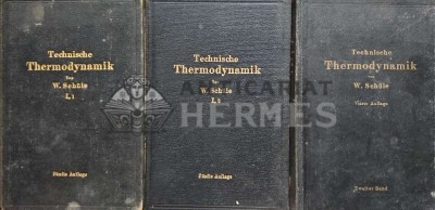 Technische Thermodynamik Vol. 1-2 - 1930 - W. Schule (AH12) foto