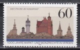 Germania 1985 - A 1000-a aniversare a Cartei Mondiale a Autoguvernării, MNH, Nestampilat