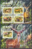 DB1 Sao Tome Fauna Europeana Cerb Caprioara MS + SS MNH, Nestampilat