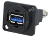Adaptor USB 3.0 Metalic dublu soclu A