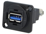 Adaptor USB 3.0 Metalic dublu soclu A