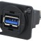 Adaptor USB 3.0 Metalic dublu soclu A