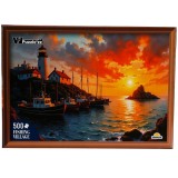 Puzzle Witty Puzzlezz, Sat pescaresc, 500 piese