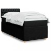 VidaXL Pat box spring cu saltea, negru, 90x190 cm, textil 3289620