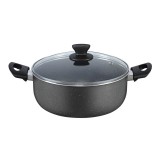 Cratita aluminiu Zilan, 28 cm, 6 l, capac