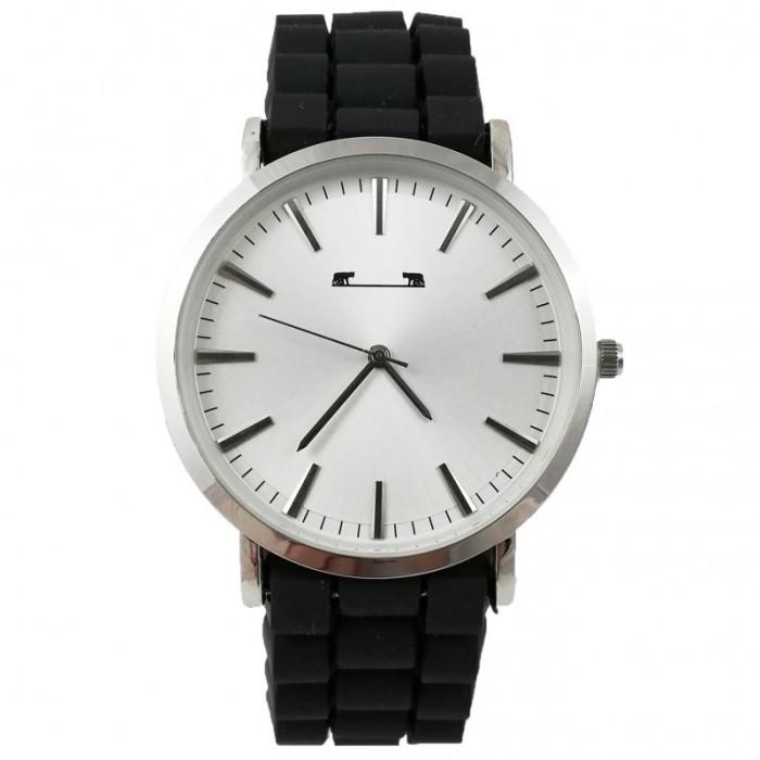 Ceas b?rb?tesc Matteo Ferari MF10027 - Silicone Silver