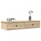 vidaXL Raft de perete cu sertare Stejar Sonoma lemn prelucrat 859961