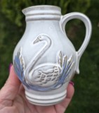 VAS CU O ANSA DIN CERAMICA CU MODEL LEBADA