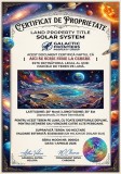 TITLU DE PROPIETATE SOLAR SISTEM -NUME LA CERERE -,teren 100 hectare pe LUNA