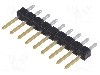 Conector 9 pini, seria BERGSTIK, pas pini 2.54mm, Amphenol Communications Solutions - 77311-818-09LF