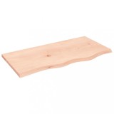 Cumpara ieftin Blat de baie, 80x40x2 cm, lemn masiv netratat