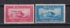 C RAIU POSTA AERIANA SUPRATIPAR 8 IUNIE LP. 84, 2 VALORI MNH, Nestampilat