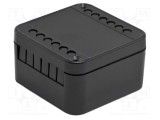 Carcasă cutie de conexiuni ELBAG 44mm x 44mm x 25mm neagră