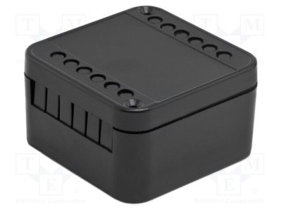 Carcasă cutie de conexiuni ELBAG 44mm x 44mm x 25mm neagră foto