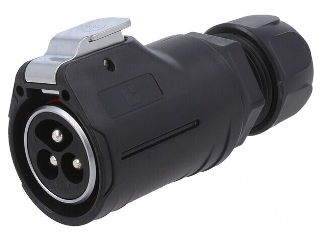 Conector circular mufă 3 PIN tată aurit 28 02