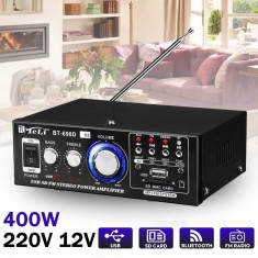 Amplificator Karaoke 698D, BT, SD card, CD, MP3, FM, USB, 400W foto