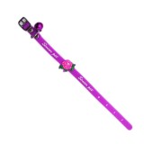 Zgarda ajustabila pentru catei si pisici cu clopotel, 29cm, Silicon, Mov, Ropet