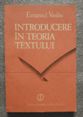 Emanuel Vasiliu - Introducere in teoria textului foto