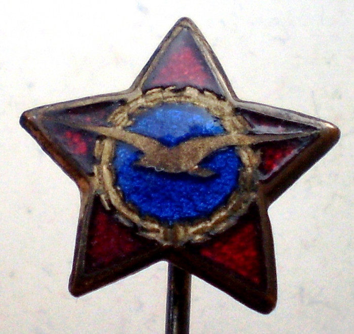 I.480 INSIGNA STICKPIN YUGOSLAVIA JUGOSLAVIA JUGOSLAVIJA AVIATIE MILITARA PILOT