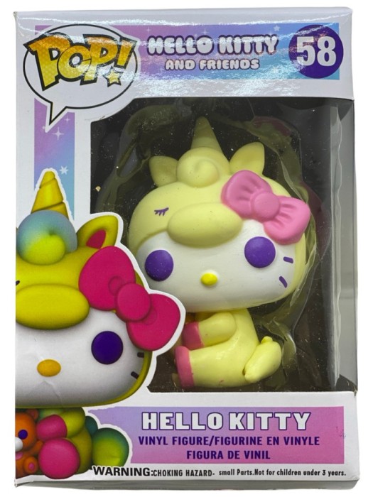Figurina Pop Hello Kitty TYKT unicorn galben 58