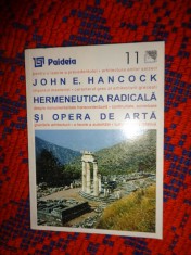 Hermeneutica radicala si opera de arta - John Hancock (arta , arhitectura )