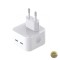 Incarcator Retea XO Design L102 35W 3A 2 x USB-C Alb