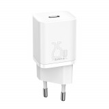 &Icirc;ncărcător rapid USB-C 25WPD Quick Charge alb CCSP020102 Baseus