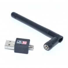 Placa Retea USb Wireless cu antena 600Mbps, conectare USB foto