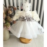 Cumpara ieftin Rochita Botez Demi, cu Flori, Alb - DPH88