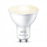 Cumpara ieftin Bec LED inteligent WiZ Connected Dimmable, Wi-Fi, GU10, 4.9W (50W), 345 lm,