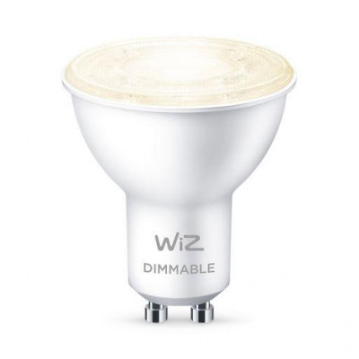 Bec LED inteligent WiZ Connected Dimmable, Wi-Fi, GU10, 4.9W (50W), 345 lm, foto