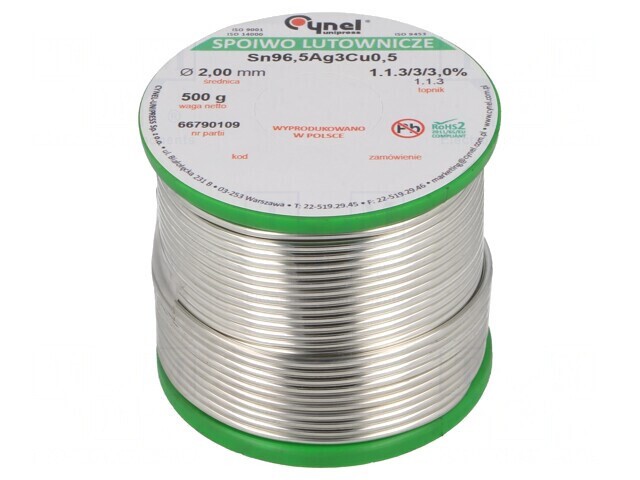 S&acirc;rmă de lipit fără plumb 2mm 500g