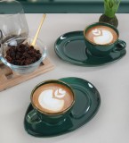 Cumpara ieftin Set cesti de cafea (4 bucati) A839700 Verde 9.2x9.2x6.9 cm