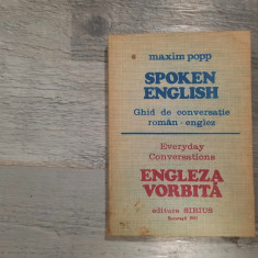 Ghid de conversatie roman-englez de Maxim Popp