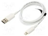 Cablu USB 2.0 VENTION 1m Apple Lightning la USB A nichelat