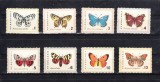 M2 - TS1 2 - Timbre foarte vechi - Bulgaria - fluturi, Fauna, Nestampilat