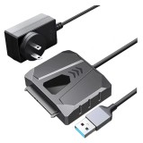 Cumpara ieftin Adaptor cablu SATA Orico cablu USB 3.0 la SATA III, 12 V, 2 A, 30 cm, negru