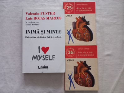 INIMA SI MINTE - VALENTIN FUSTER + ARTA DE A TRAI A CORONARIANULUI (2 VOL.) foto